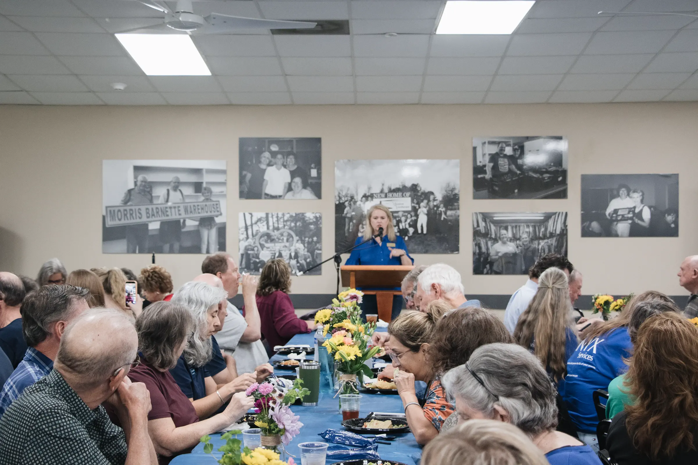 Neighbors gathered for a volunteer appreciation lunch.